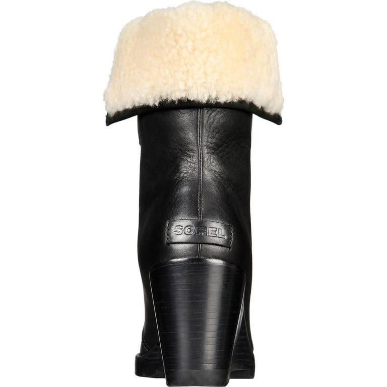 Sorel after hours lace shearling boot outlet