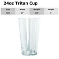 thumbnail image 3 of Stranger Things Hawkins Strange Things Happen Here Sunset  Tritan Drinking Cup Clear 24 oz., 3 of 3