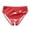Red, variant on Audhol Latex Panties Open Paint Underwear Women Wrapped Hip Bright Waist Bright Appeal Small High Open Crotch Panties Black L