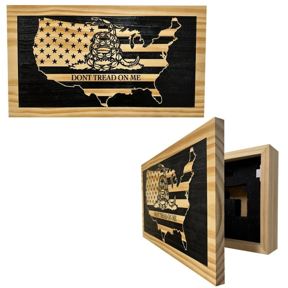 DONT TREAD ON ME Hidden Storage Cabinet (Union) by Bellewood Designs