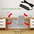 thumbnail image 4 of Mountable Power Strip Wall Mount Power Outlets Screw Down Power Supply 5AC Outlet 6.56 Feet Extension Cord, On&Off Switch, 4 of 4