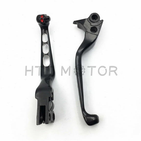 HTT-MOTOR CNC Aluminum Black Brake Clutch Skull Zombie Lever for Harley Davidson XL Sportster 883 1200 softail