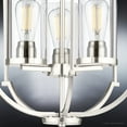 thumbnail image 5 of Luxury Contemporary Chandelier, 26H x 16.625W, with Modern Style, Brushed Nickel, UHP4374 by Urban Ambiance, 5 of 5
