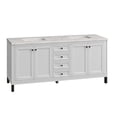 thumbnail image 7 of James Martin Vanities 72" Double Vanity, Glossy White w/ 3 CM Eternal Marfil Top, 7 of 7