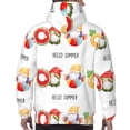 thumbnail image 3 of Bingfone Summer Gnome Men's Drawstring Hoodie Long Sleeve Pocket Sweatshirts-Medium, 3 of 6
