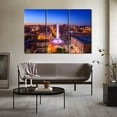 thumbnail image 3 of TISHIRON 3PCS Framed Canvas Wall Art Set,60"x40" Baltimore Cityscape Skyline Canvas Art Decor, 3 of 7