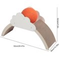 thumbnail image 4 of VEEKI Sisal Rope Cat Scratching Ball Toy, Solid Wood Material, Unique Shape, Interactive Climbing Frame, Abrasion Resistant Scratch Post for Kittens24058526, 4 of 5