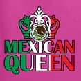 thumbnail image 5 of Wild Bobby Mexican Queen Latin Pride Unisex Crewneck Graphic Sweatshirt, Fuschia, XX-Large, 5 of 5