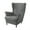 Light gray, variant on 1Set Wingback Chair Slipcover With Elastic Bottom Armchair Sofa Cover King Back Wing Chair Slipcover For Bedroom