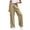 pants 27#White, variant on oqasdz Women Casual Pants High Waist Tied Drawstring Wide Leg Sweatpants with Pockets Comfortable Loose Fit Trousers Versatile Streetwear