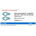 thumbnail image 2 of Water Pump Gasket Kit - Compatible with 1999 - 2006 Chevy Silverado 1500 4.3L V6 2000 2001 2002 2003 2004 2005, 2 of 2