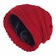 thumbnail image 1 of Gorro de mujer de invierno de punto con forro de satén Gorro cálido de lavado suave de seda suelta, 1 of 5
