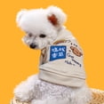 thumbnail image 1 of Ropa para mascotas, osito de peluche, para otoño e invierno, acolchado, cálido, con la letra M, serie de camisetas, 1 of 6