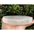 thumbnail image 4 of Large Selenite Circle Charing Plate, 6" Selenite Charging Station for Crystal Cleansing, Crystal Grib Layout, Energy Charging& Purification (One Plate), 4 of 8