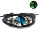 thumbnail image 5 of Pulsera con cabeza de lobo que brilla en la oscuridad, pulsera de cuero multicapa, pulseras luminosas de moda para hombres y mujeres, joyería de lobo, 5 of 5