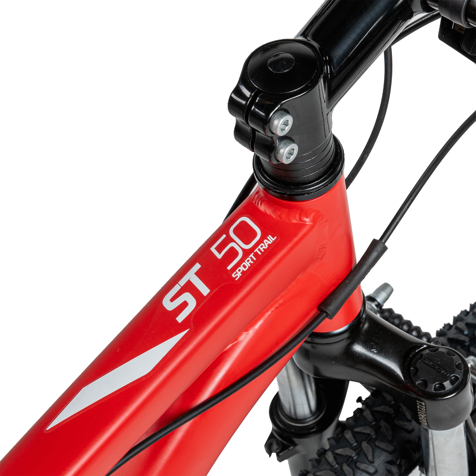 Decathlon Rockrider ST50, 21 Speed Aluminum Mountain Bike, 26", Red, Large - Walmart.com