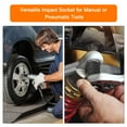 thumbnail image 6 of Uxcell 3/4-Inch Drive 12 Point Impact Socket 65mm Metric Spindle Axle Nut Socket Driver Wrench for Auto Repair Easy Removal, 6 of 6