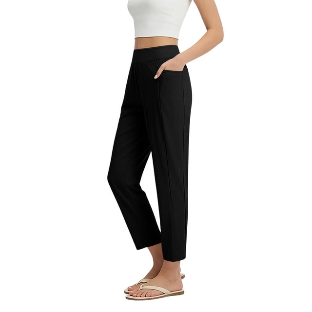 Pantalones de Yoga de Mujer de Tamaño Sobredimensionado Secado Apretado Elástico Cómodo Pantalones de Fitness Pantalones de Ejercicio para las Mujeres para el Deporte Yoga Diario Casual