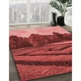 thumbnail image 3 of Ahgly Company Machine Washable Indoor Square Transitional Red Area Rugs, 8' Square, 3 of 7