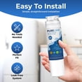 thumbnail image 1 of Pureline MSWF Replacement for GE MSWF, RWF1500A, 101820A, 101821B Refrigerator Water Filter - Reduces Bad Taste & Odor (3 Pack), 1 of 1