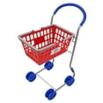 thumbnail image 4 of 2-in-1 Red Shopping Cart - Kids Pretend Play, Converting Shopping Cart & Basket, Ages 3+, 4 of 7