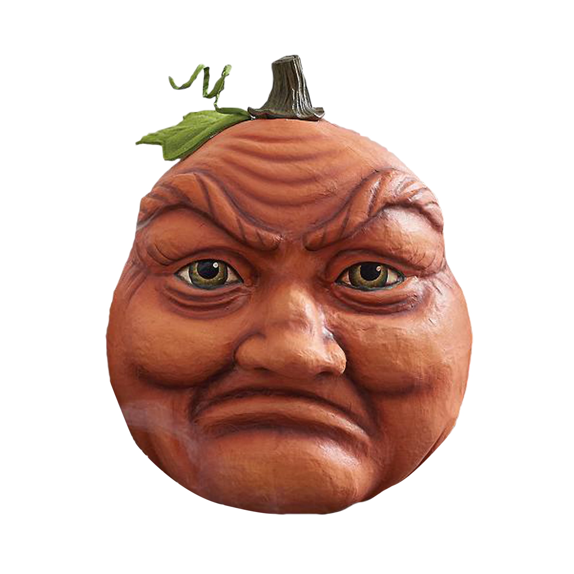 HUIJZG Funny Expressive Pumpkin, Halloween Monster Pumpkin Figurine