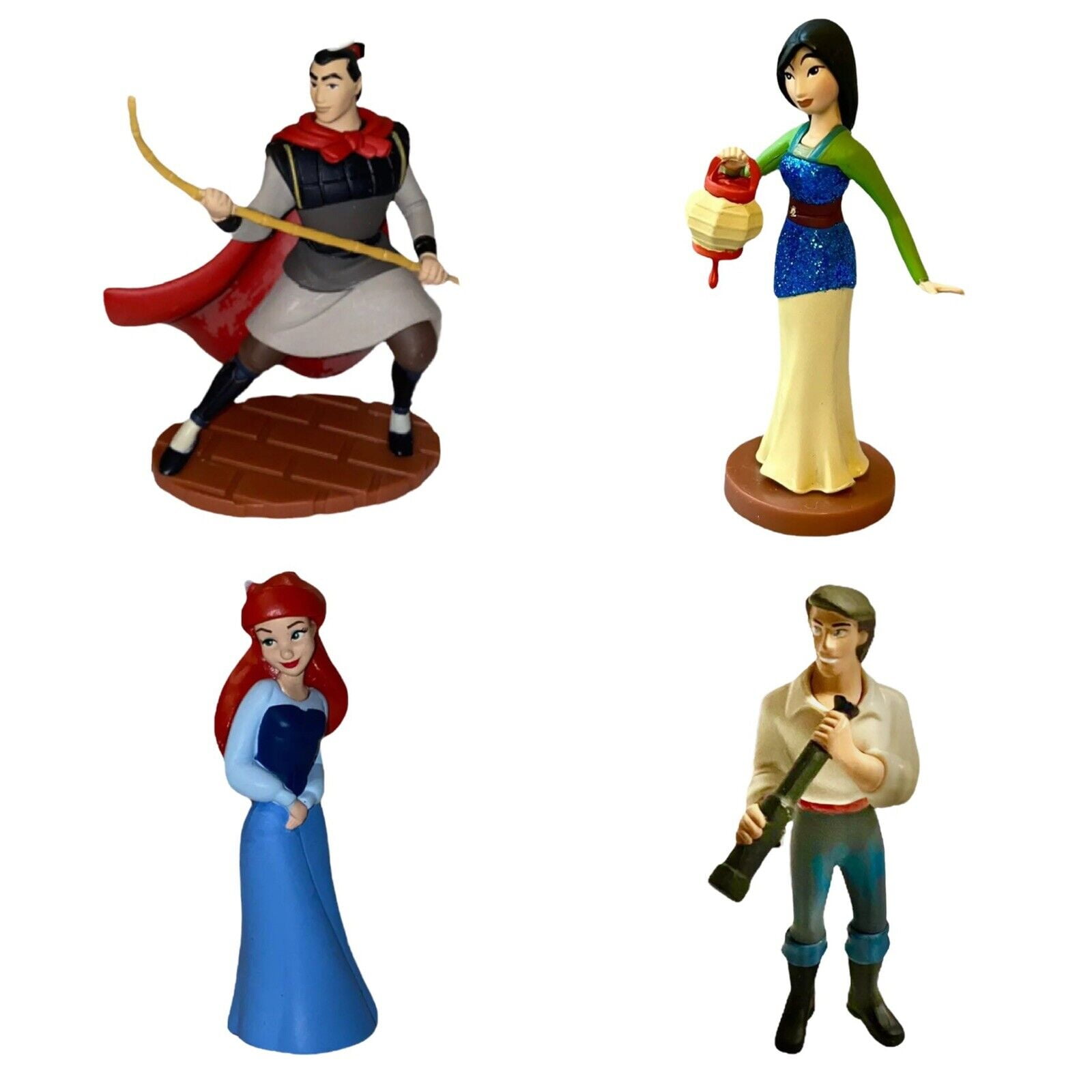 Princess Disney Deluxe Figure Play Set, 10 Collectible Figurines