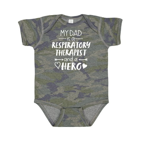 

Inktastic My Dad is a Respiratory Therapist and a Hero Gift Baby Boy or Baby Girl Bodysuit