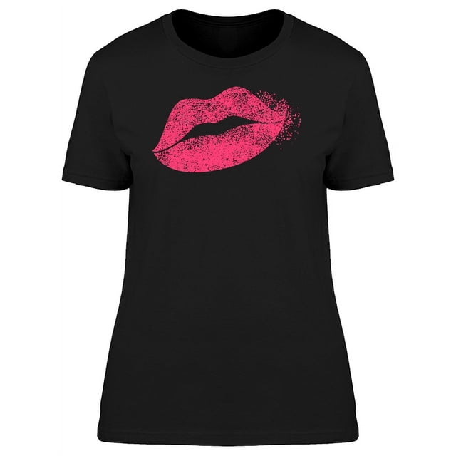 Playera Para Mujer - Labial Rosado Smartprints T-shirt