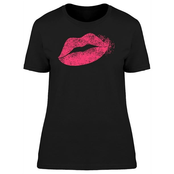 Playera Para Mujer - Labial Rosado Smartprints T-shirt