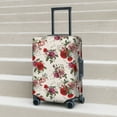 thumbnail image 5 of Yiaed Rose Flowers Print Travel Luggage Cover Suitcase Protector Fits 18-32 Inch Luggage Wheel Covers Patterned Elastic Luggage Anti-scratch（No luggage）-Small, 5 of 5