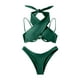 thumbnail image 5 of WILLBEST Trajes de Baño Mujer Bikini Con Tirantes de Color Liso Para Mujer, E y Cómodo, 5 of 5