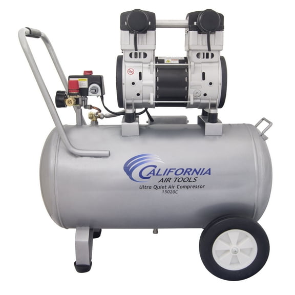 California Air Tools 15020C-22060 Ultra Quiet & Oil-Free 2.0 Hp, 15.0 Gal. Steel Tank Air Compressor (Condor Pressure Switch)