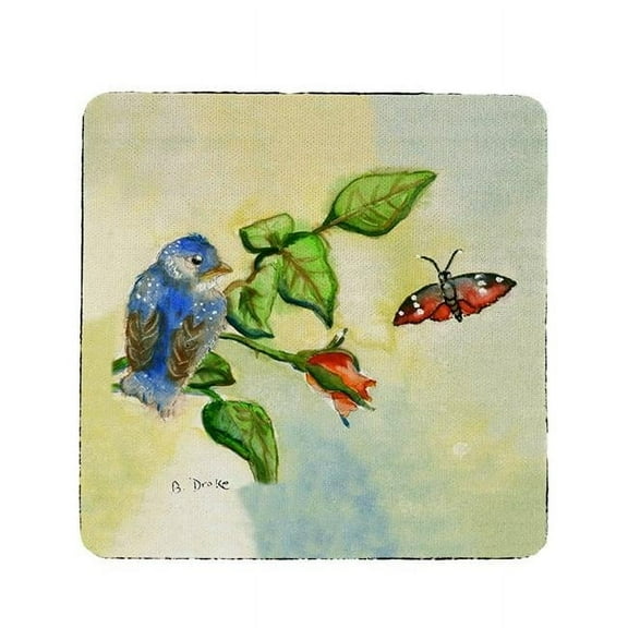 Betsy Drake CT249 Bluebird Coaster - Set of 4