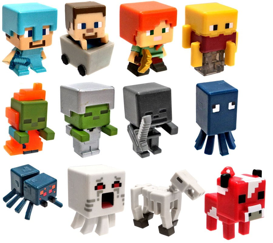 minecraft mattel mini figures