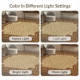 thumbnail image 7 of ODIKA 2'x3' Washable Throw Rug Non-Slip, Low Profile, Flatwoven, Easy Care Spotted Print Southwestern Border Brindle Center Motif Patchwork Cow Flowing for Hallway, Study Room, 7 of 7