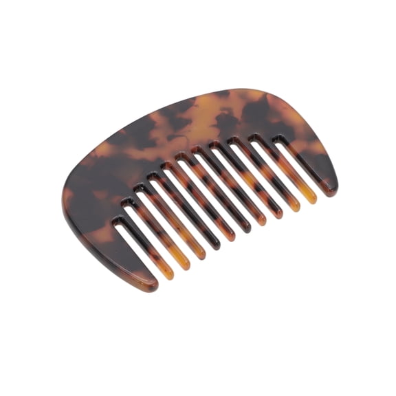 Vocoste Hair Comb Wide Tooth Anti-Static Pocket Size Comb for Thick Curly Hair Deep Brown