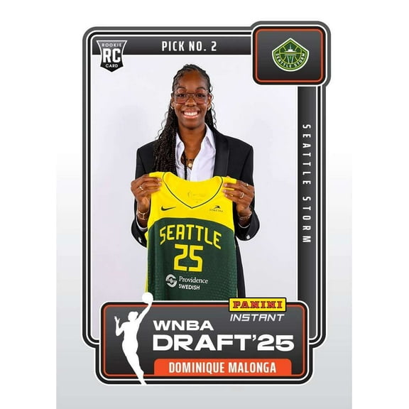 WNBA 2025 Instant Draft Night Basketball Dominique Malonga DN-2 (Rookie, No. 2 Draft Pick)