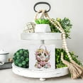 thumbnail image 4 of Easter Bunny Wooden Signs Easter Decorations Easter Farmhouse Rabbit Wooden Tabletop Centerpieces Freestanding Tabletop Decor for Spring Easter Home Office Gift 5x5 In, 4 of 5