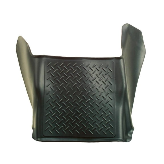 Husky Liners 83381 Weatherbeater Floor Mat Fits 2008-2010 Ford F-250/F-350/F-450 SuperCab/Crew Cab w/w/o Manual Transfer Case Center Hump Liner 1pc Black