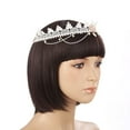 thumbnail image 4 of Fancy Lady Elastic Headband Bridal White Lace, 4 of 9