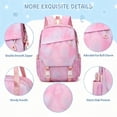 thumbnail image 2 of Laptop School Bag Backpack，Fashion Lightweight Travel Shoulder Bookbags，Primary School Season Gift 3 PCS, 2 of 5