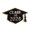 33, variant on Stylish 2026 Academic Cap Brooch Badge Pin For Graduates Zn Alloy Drip Oil Chest Pin