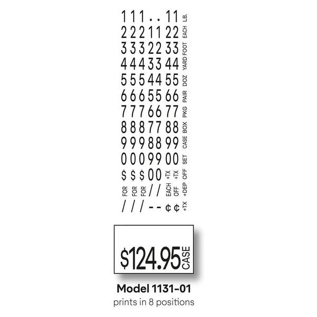 Monarch 1131-01 Price Gun - Includes Sleeve of Genuine Fluorescent Red Labels, Label Scraper & Ink Roller