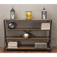thumbnail image 2 of Baxton Studio Console Lancashire 4 Niveaux en Marron et Noir, 2 of 4