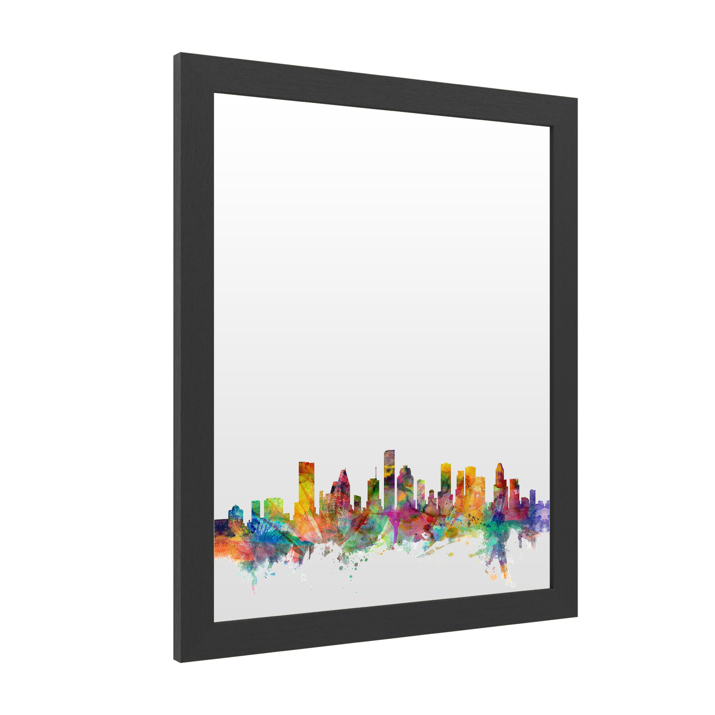 Trademark Fine Art 'Houston Texas Skyline' Markerboard by Michael Tompsett