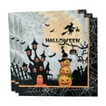 thumbnail image 4 of Halloween Party Supplies Halloween Tableware Sets Pumpkin Paper Plates and Napkins Witch Skeleton Cobweb Theme Dinnerware for Halloween Party Kitchen Dining Decorations Serve, 4 of 8