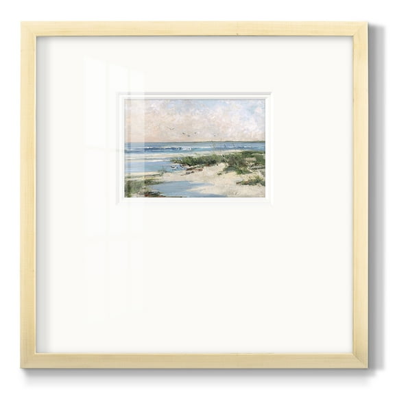 Soft Morning SeaPremium Framed Print