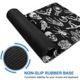 thumbnail image 6 of Long Mouse Pads for Desk,Black Gothic Skull Bat Pattern Desk Mats on Top Of Desks, Desk Mouse Pad Extra Large with 3mm Non-Slip Base and Stitched Edge for Gaming,Office,Work,Home 31.5"x15.7", 6 of 6