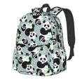 thumbnail image 1 of Disketp Panda And Eucalyptus Mochila Escolar de Gran Capacidad y Peso Ligero, Mochila de Viaje Ideal para Escuela, Trabajo y Uso Diario, Cómoda y con Estilo, 1 of 8